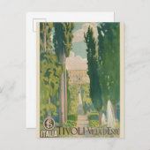  Tivoli Italië Briefkaart (Voorkant / Achterkant)
