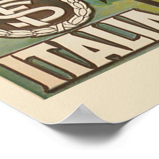  Tivoli Italië Poster (Hoek)