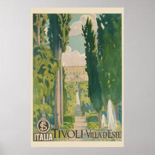  Tivoli Italië Poster
