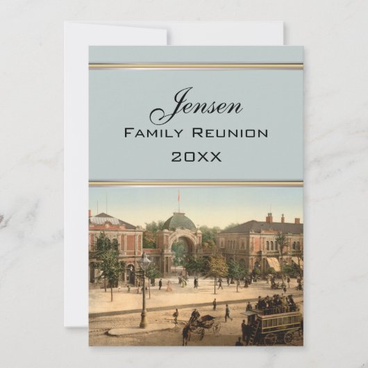 Tivoli Park Entrance Copenhagen Family Reunion Kaart (Voorkant)