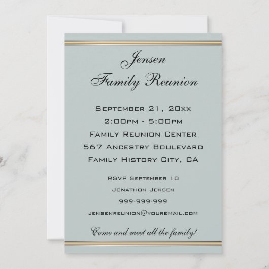 Tivoli Park Entrance Copenhagen Family Reunion Kaart (Achterkant)