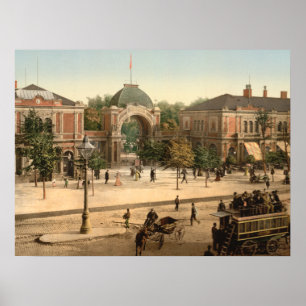 Tivoli Park Entrance Kopenhagen Denemarken Poster