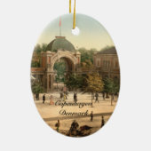 Tivoli Park Entrance Kopenhagen Keramisch Ornament (Achterkant)