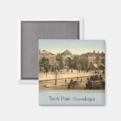  Tivoli Park Entree Kopenhagen Magneet (Voorkant / Achterkant)