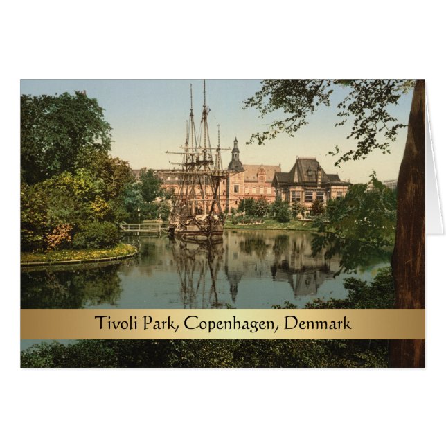 Tivoli Park, Kopenhagen, Denemarken (Voorkant Horizontaal)