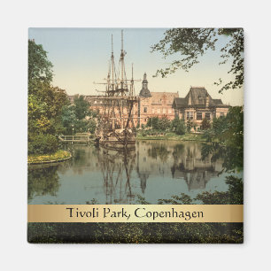 Tivoli Park, Kopenhagen, Denemarken Magneet