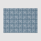 Tivoli Tegel Blue White Pattern Tissuepapier (Voorkant)