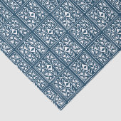 Tivoli Tegel Blue White Pattern Tissuepapier (Detail)