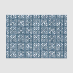 Tivoli Tile Blue White Pattern Tissuepapier