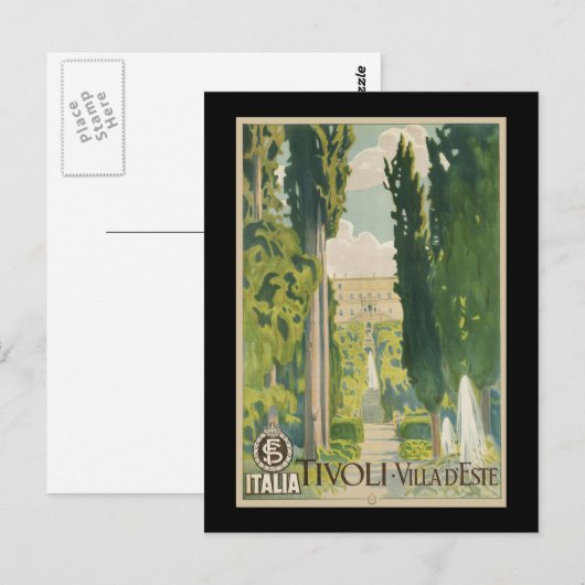 Tivoli Villa d'Este Briefkaart (Voorkant / Achterkant)