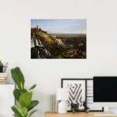Tivoli Waterval - Tempel van de Sibyl, Cole Poster (Thuiskantoor)
