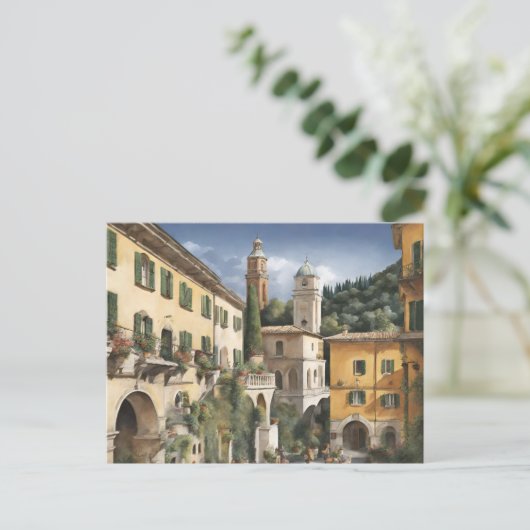 Tivoli (witte kerk) briefkaart (Staand voorkant)