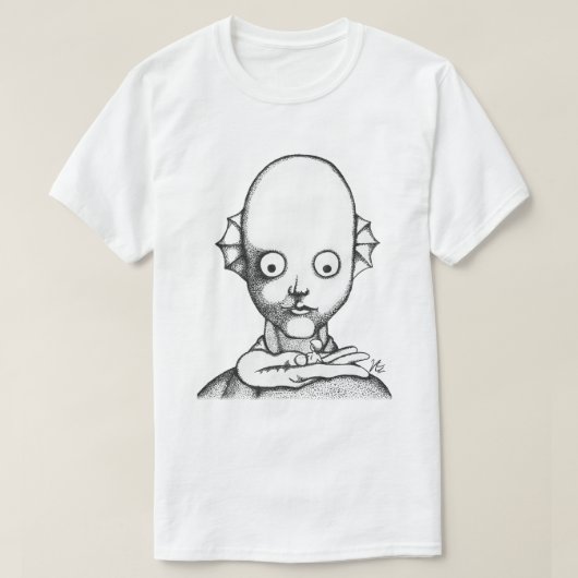 Tiwa, Fantastic Planet schets T-shirt (Design voorkant)