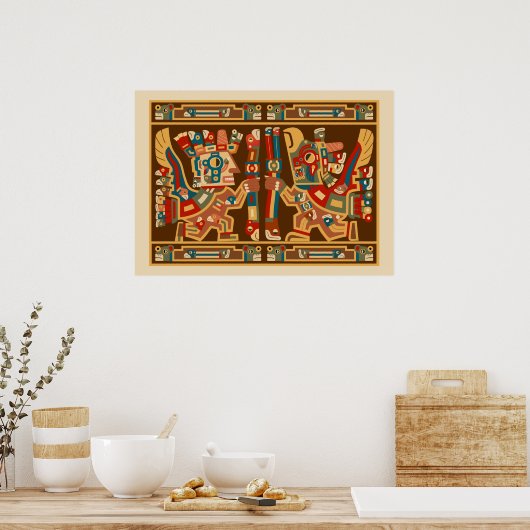 Tiwanaku Sun Warriors Poster (Keuken)