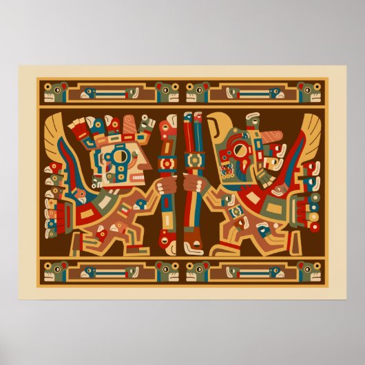Tiwanaku Sun Warriors Poster (Voorkant)