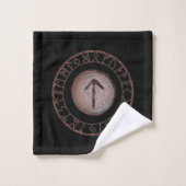 Tiwaz Elder Futhark rune Bad Handdoek (Wasdoekje)