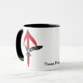 Tiwaz Press Coffee Mok (Voorkant links)