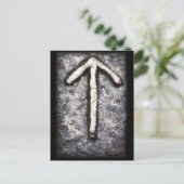 Tiwaz Rune – Noors symbool Briefkaart (Staand voorkant)