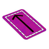 Tiwaz Viking Rune Magnet - Overwinning! Magneet (Rechterzijde)