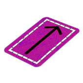 Tiwaz Viking Rune Magnet - Overwinning! Magneet (Linkerzijde)