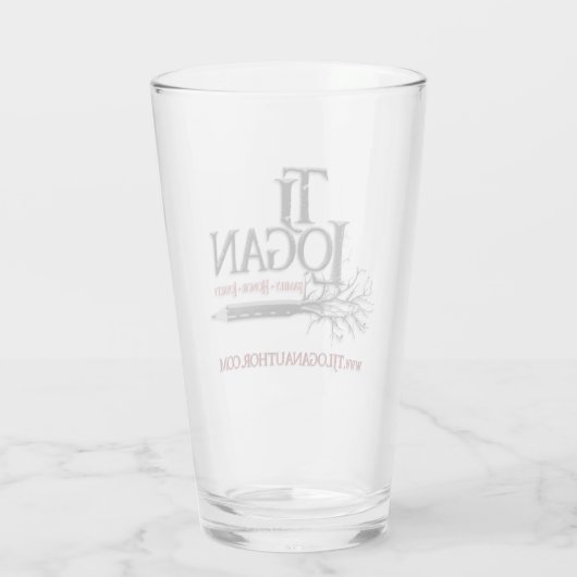 TJ Logan Logo 16 oz. Glas (Achterkant)