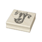TJ Monogram JT Monogram Rubber Ink Stamp Rubberstempel (Stempel)