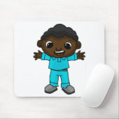 Tj op mousepad muismat (Met muis)