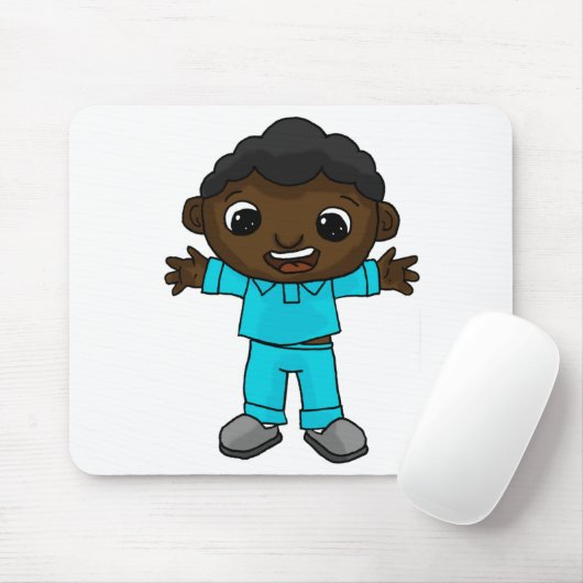 Tj op mousepad muismat (Met muis)