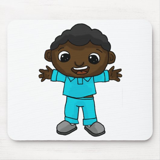 Tj op mousepad muismat (Voorkant)