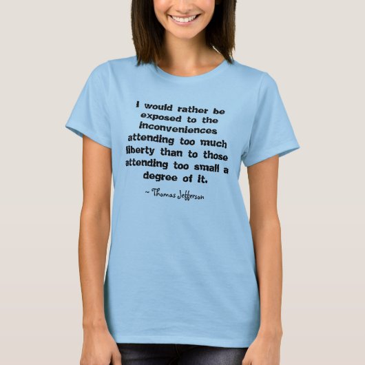 TJ over vrijheid T-shirt (Voorkant)