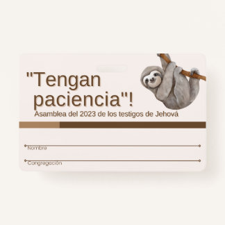 TJ Recuerdo de Insignia | Regionaal Asamblea 2023 Badge