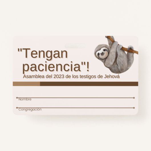 TJ Recuerdo de Insignia | Regionaal Asamblea 2023 Badge (Voorkant)