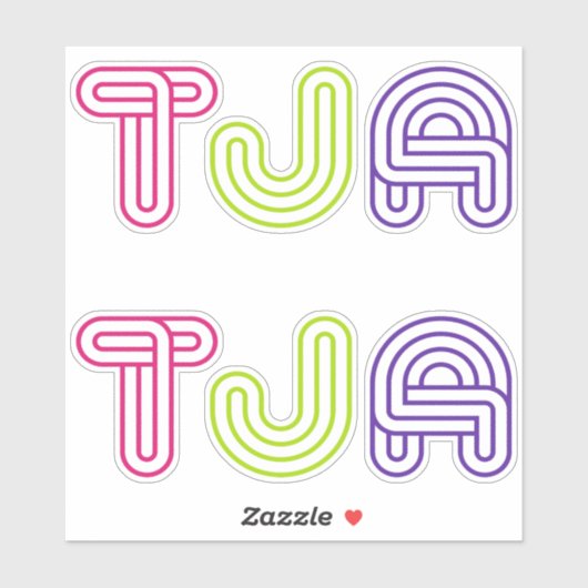 Tja, Duits woord, Deutsches Wort Sticker (Vel)