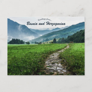 Tjentište Bosnië en Herzegovina Briefkaart