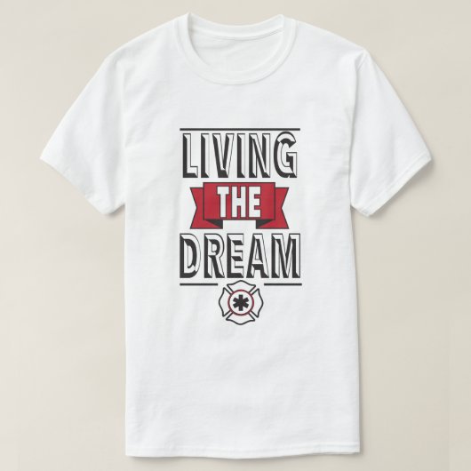 TJG Living the Dream 2.0 T-shirt (Design voorkant)