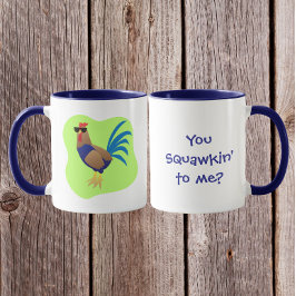 Tjilpend tegen mij mok