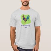 Tjilpend tegen mij? t-shirt (Voorkant)