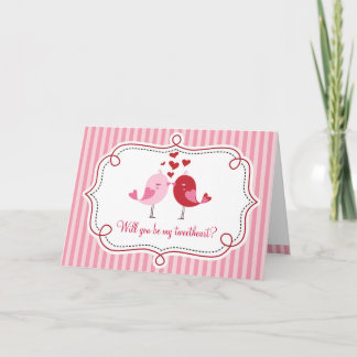 Tjirp de Kaart van de Vogel van de Liefde