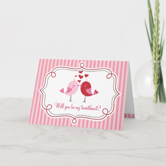 Tjirp de Kaart van de Vogel van de Liefde (Voorkant)