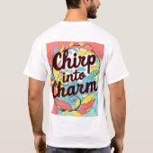 Tjirp in Charm T-Shirt Design (Achterkant)