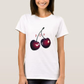 Tjirt afspelen met Cherry - Pop me - grappig T-shirt (Voorkant)