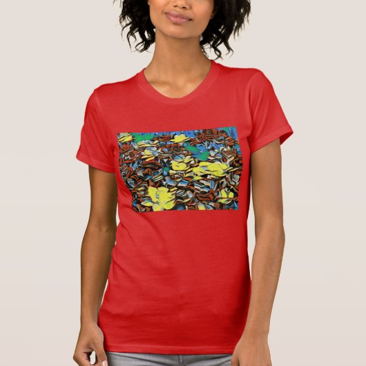 Tjirt (rood) met droomeffect t-shirt (Voorkant)