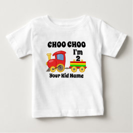 Tjoek tjoek ik ben 2 jaar oud trein kinder verjaar
