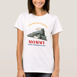 Tjoeketrein Moeder Kinderen Verjaardag T-shirt
