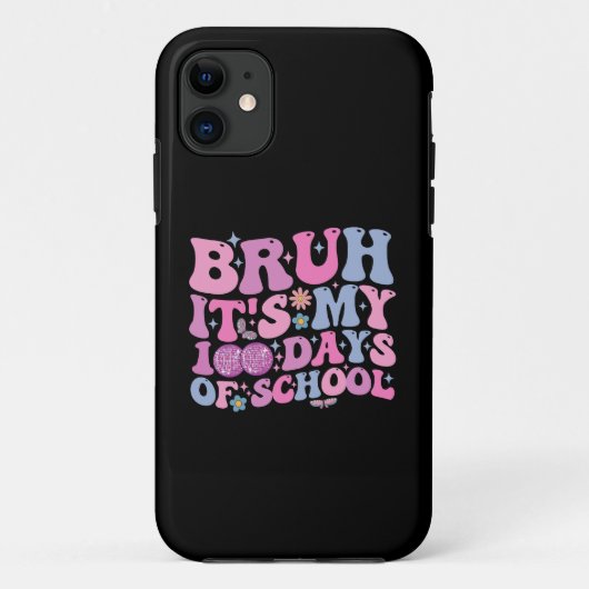 Tjonge, het is mijn 100 dagen op school Vlinder Di Case-Mate iPhone Case (Achterkant)