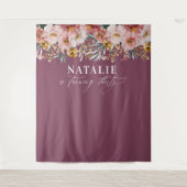 Tjongerechte waterverf bloemige 30e verjaardag paa wandkleed (Voorkant)