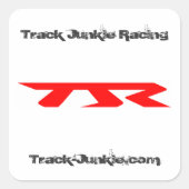 TJR vierkante Stickers (Voorkant)