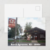 TJ's Big Boy North Syracuse 1980 Briefkaart (Voorkant / Achterkant)