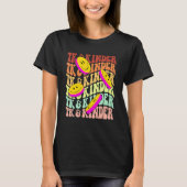 TK and Kinder retro smile face Back To School kind T-shirt (Voorkant)