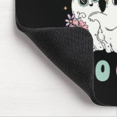 TK Boo Crew Retro Groovy Halloween Floral Ghost TK Muismat (Hoek)